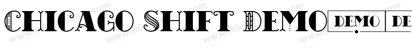 Chicago Shift Demo字体转换